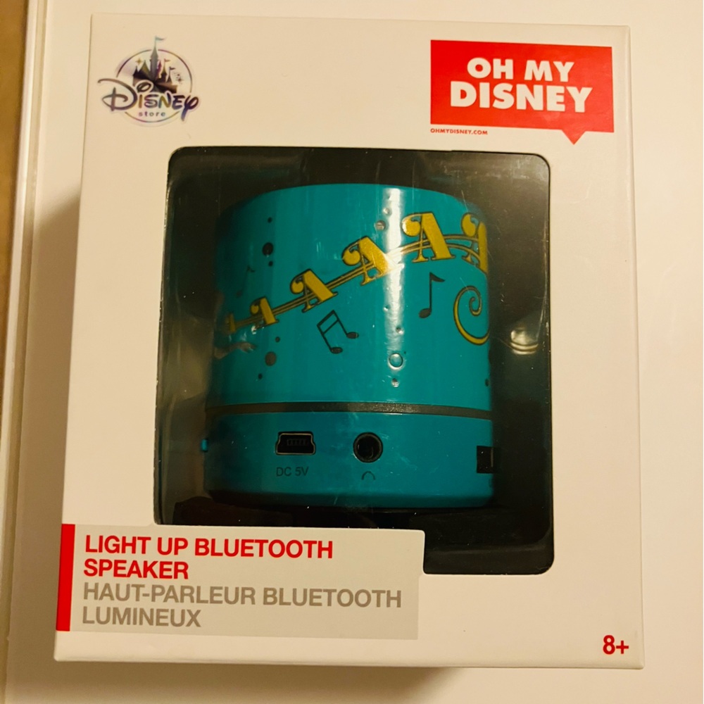 Rare NWT NIB Oh My Disney Ariel Little Mermaid Light up Bluetooth Speaker